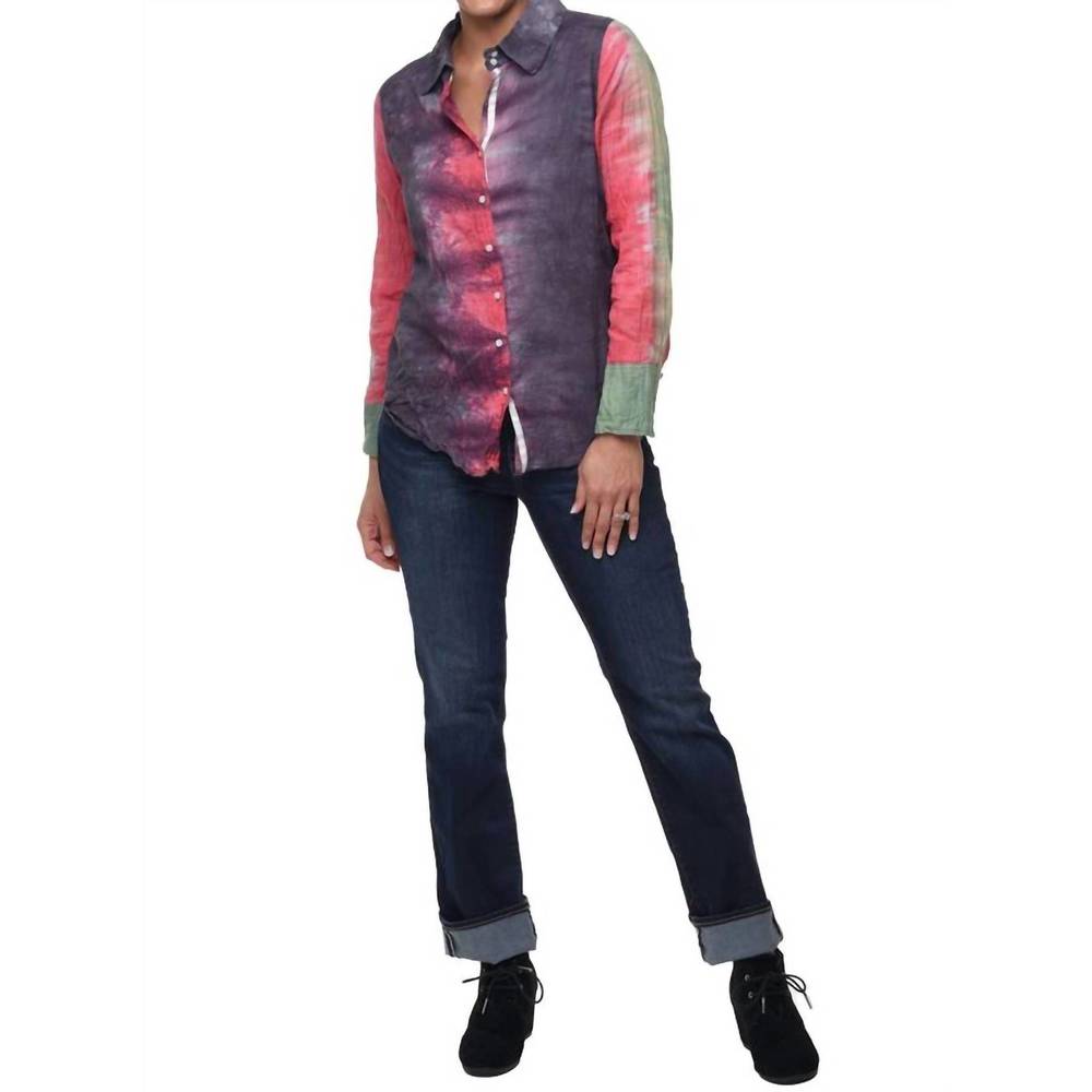 NEW TULIP CLOTHING gretchen button down shirt in bali